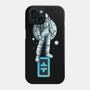 Theta Tfuel NFT Tfuel Blockchain decentralized video streaming Logo Astronaut Moon Phone Case