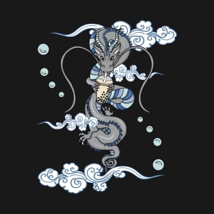 Boba Bubble Tea Japanese Dragon T-Shirt