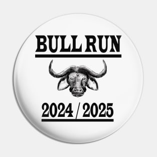 Bull Run Crypto Currency Bitcoin Pin