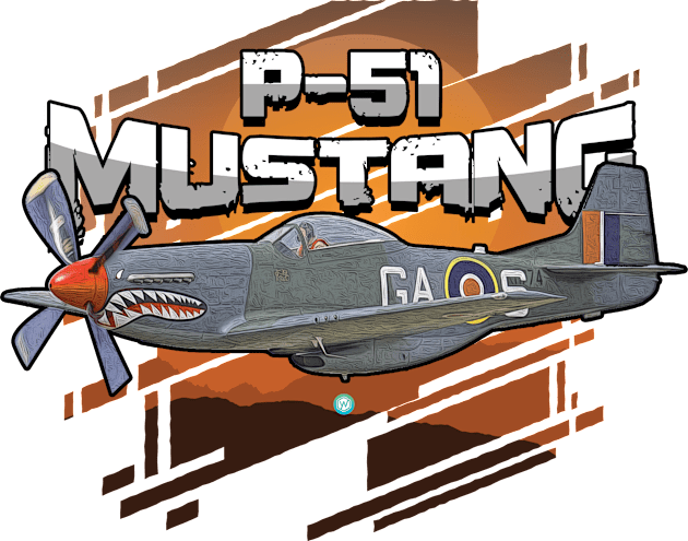 P51 Mustang Pilot Gift Battle of Britain Kids T-Shirt by woormle