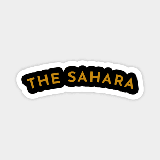 The Sahara Typography Magnet