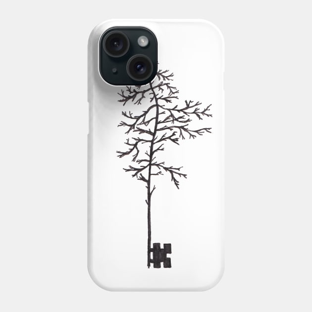 Tree Key Phone Case by marissafv