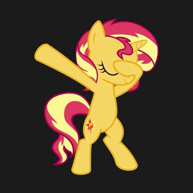 Sunset Shimmer Dabbing by Wissle