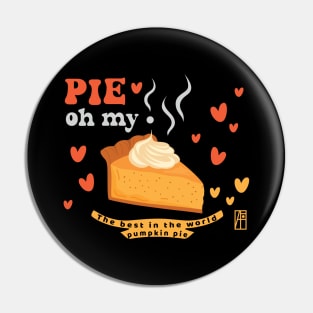 Pie, oh my! - Thanksgiving Oh My Pumpkin Pie with Pumpkin Spice Sprinkles - The best in the world pumpkin pie Pin