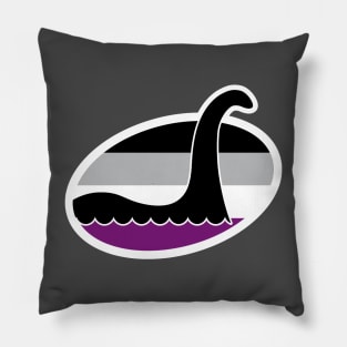 Asexual Nessie Cryptid Pride Pillow