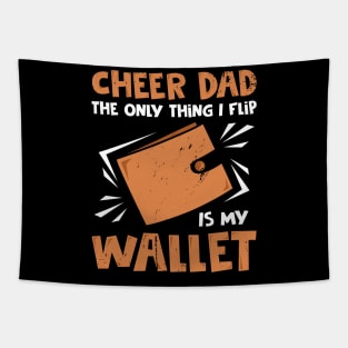 Cheer Dad Cheerleader Cheerleading Father Gift Tapestry