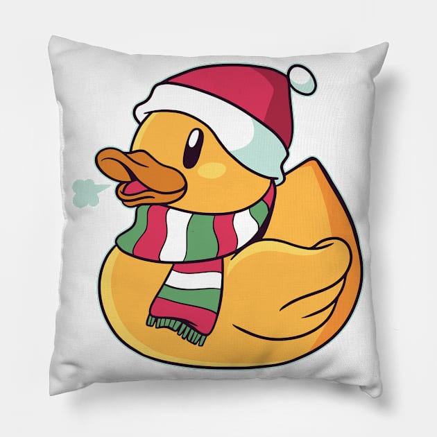 Christmas Duck Pillow by MajorCompany