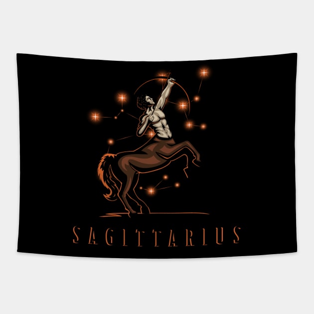 Sagittarius Tapestry by Maini