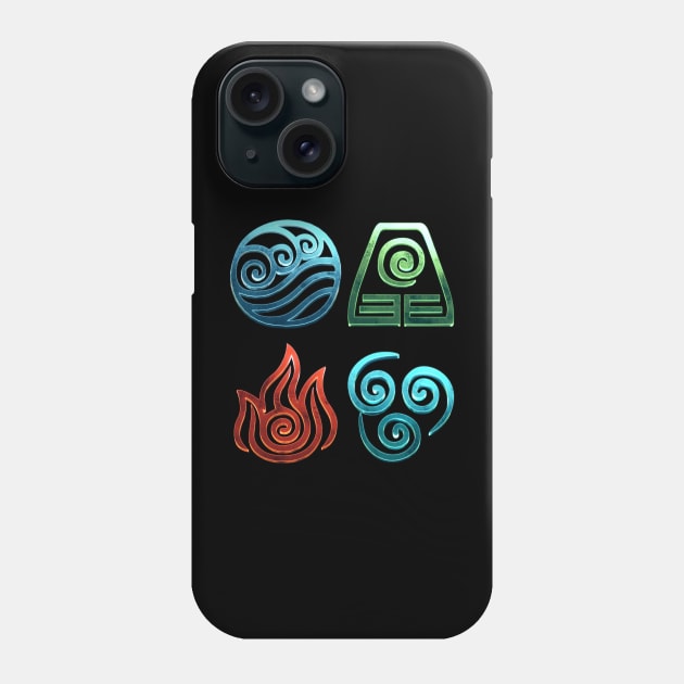 The Four Elements Phone Case by ChrisHarrys