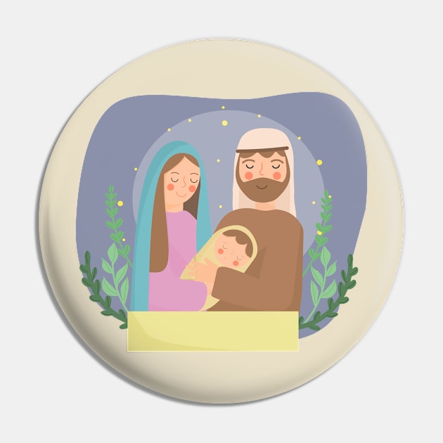 Holy family Pin by Lucadev