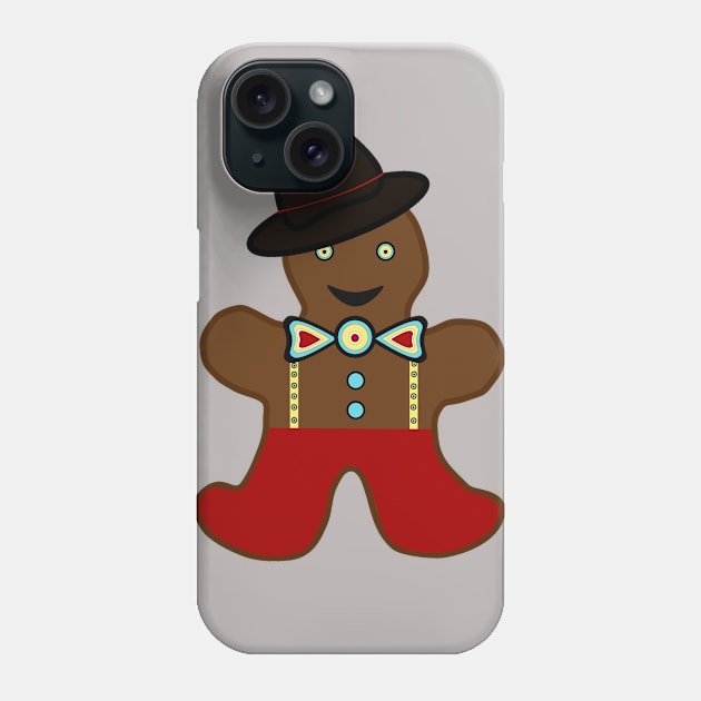 The gingerbread man Phone Case by kiratattooart