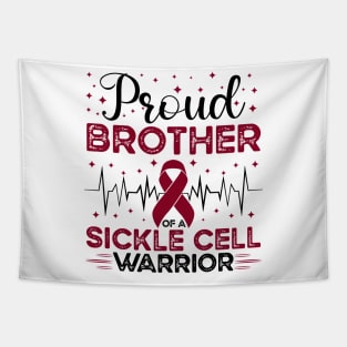 Proud Brother Of A Sickle Cell Warrior Sickle Cell Awareness Tapestry