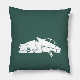 1955 Chevy - stylized light on a dark background Pillow