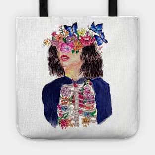 bloom inside out Tote