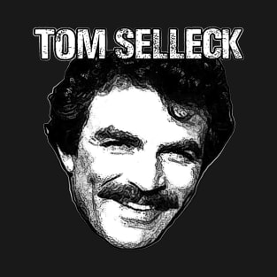 Tom Selleck Grunge T-Shirt