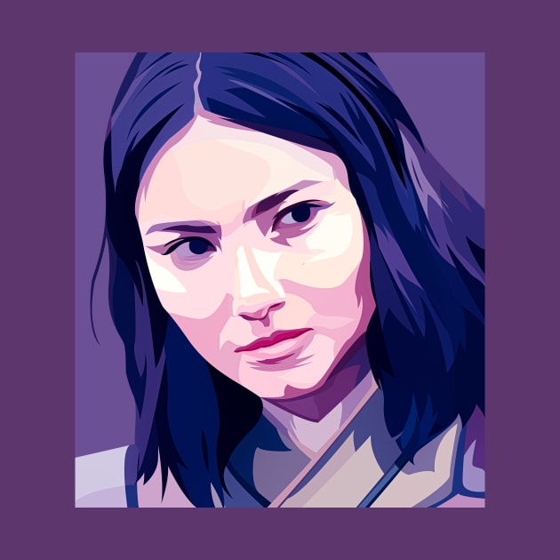 Maria Zhang In Vector Art by Hanafi