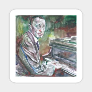 SERGEI RACHMANINOFF watercolor portrait .2 Magnet