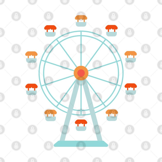 Ferris Wheel Icon by THP Creative