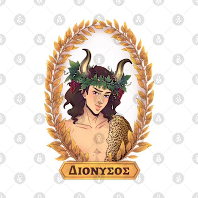 Dionysus Olympian God Greek Mythology Διονυσος by Tati Seol