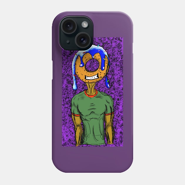 Donut Man Phone Case by ArtsWorX719