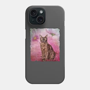 Sable Burmese Cat Phone Case