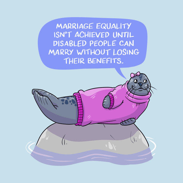 Marriage equality isn't achieved Sealion by sophielabelle