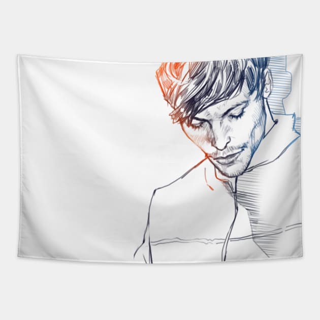 Louis Tomlinson - Disco Tapestry by mrsadfran