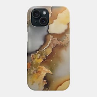 Yellow Jasper Abstract Art Phone Case