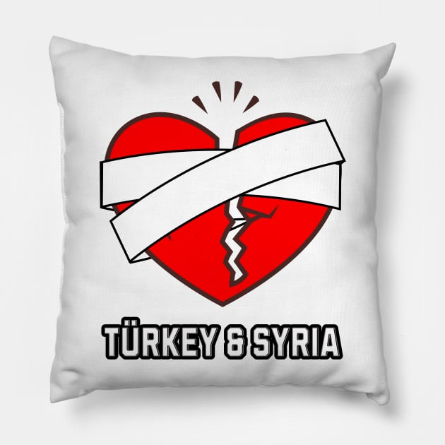 Pray for Turkey and Syria Pillow by J Best Selling⭐️⭐️⭐️⭐️⭐️