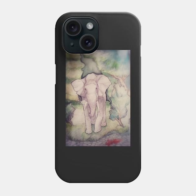 elephant Phone Case by chequer