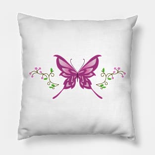 Purple Butterfly Pillow