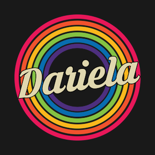 Dariela - Retro Rainbow Style T-Shirt