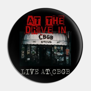 at the drive in live at cbgb Pin