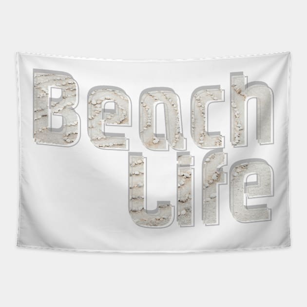 Beach Life Tapestry by afternoontees