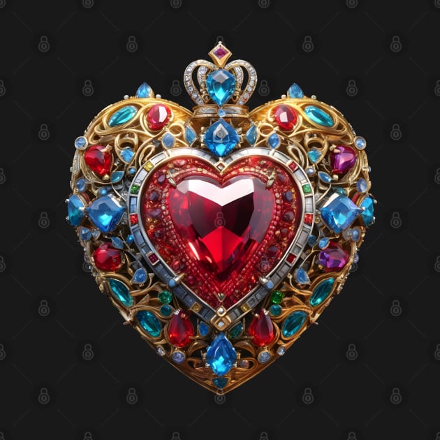 Bejewelled Heart by PurplePeacock