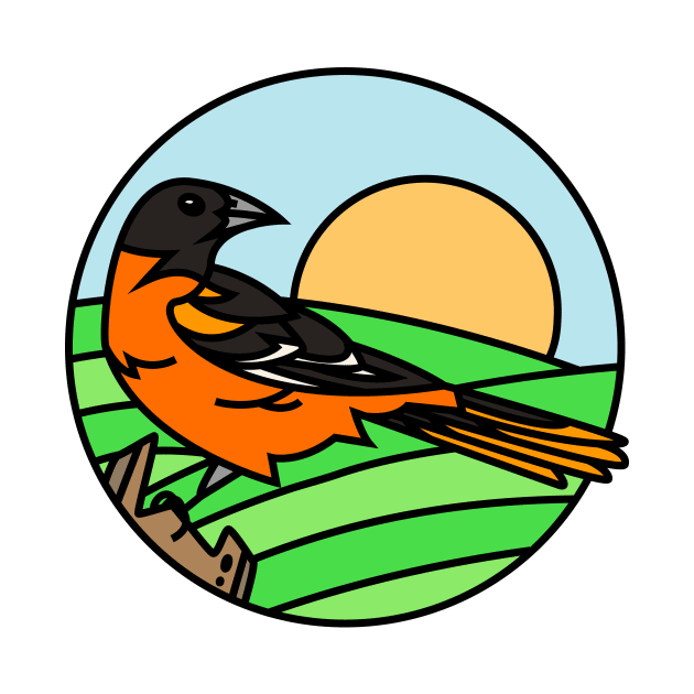 Baltimore Oriole by Joe Gottli