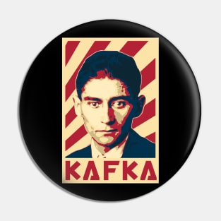 Franz Kafka Retro Pin