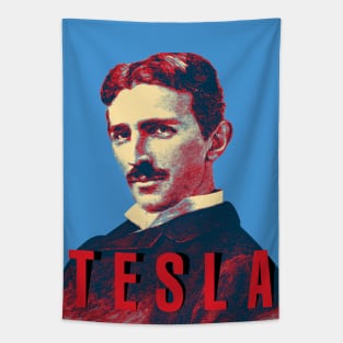 Nikola Tesla Tapestry