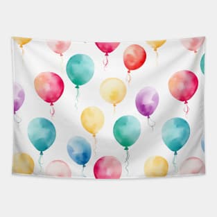 Watercolor Balloons Pattern #3 Tapestry