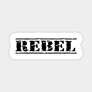 Rebel art design for rock or metal band fans Magnet