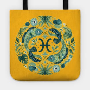 "Cosmic Serenity: Pisces Reverie"- Zodiac Horoscope Star Signs Tote