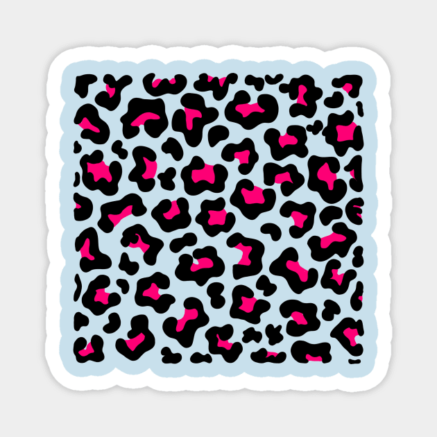 80’s Baby Leopard Magnet by DiaperedFancy