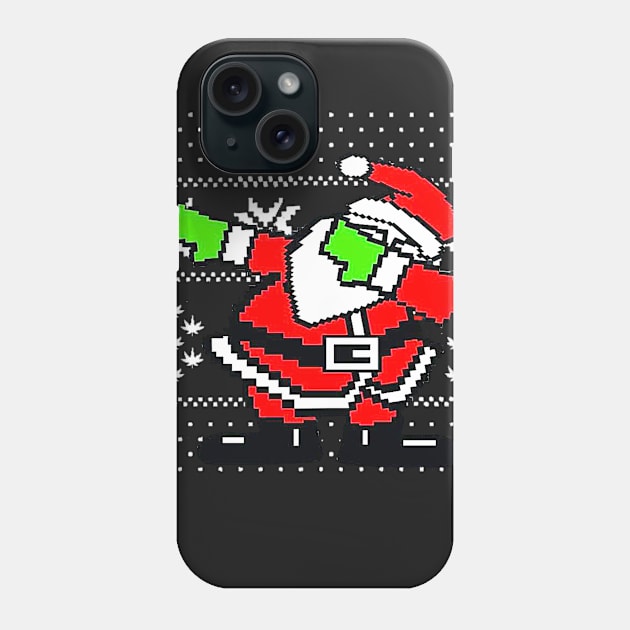 Dabbing Santa Ugly Christmas T-Shirt Phone Case by songngammo6