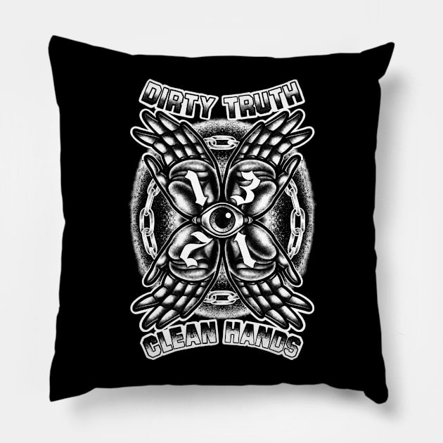 1312 hands Pillow by Social Terror