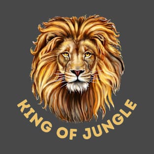 King of the jungle Lion Head T-Shirt