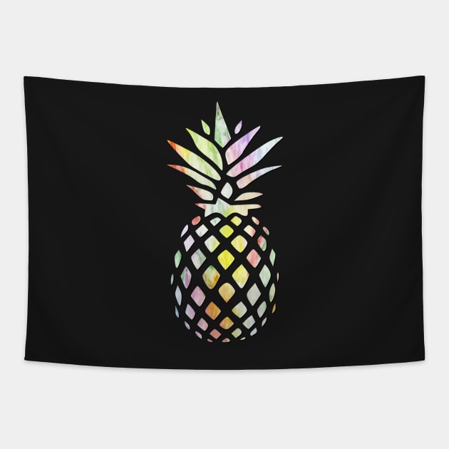 Pineapple Watercolor Tapestry by Shrenk