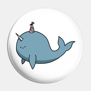 Party Narwhal Pin