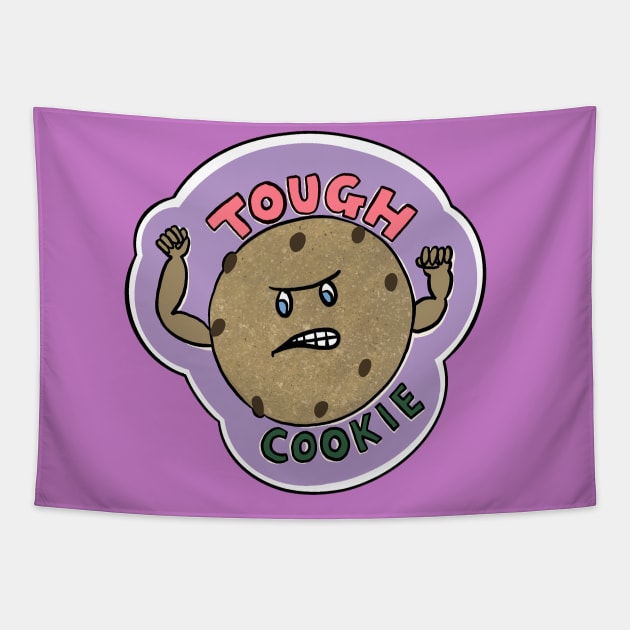 Tough Cookie Tapestry by Katsillustration