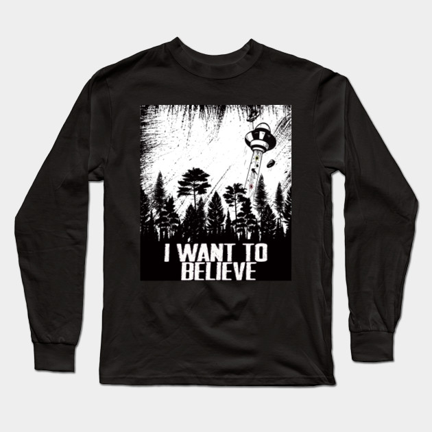 I Want To Believe Shirt Men Graphic Tshirt Alien Shirt Women Ufo Shirt Geek Shirt Nerd Shirt Science Tee Space Shirt Funny Tshirt Peace 187 I Want To Believe Long