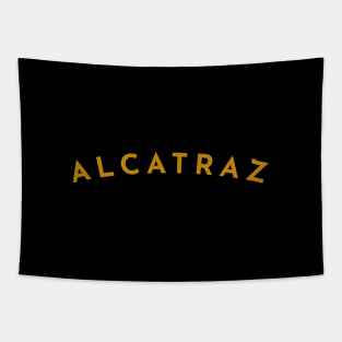 Alcatraz Typography Tapestry